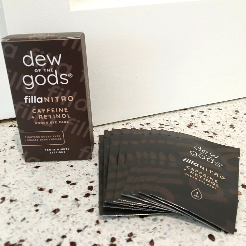 Dew Of The Gods Filla Nitro Caffeine + Retinol Under Eye Pads, 10pk